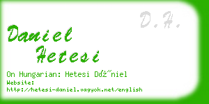 daniel hetesi business card